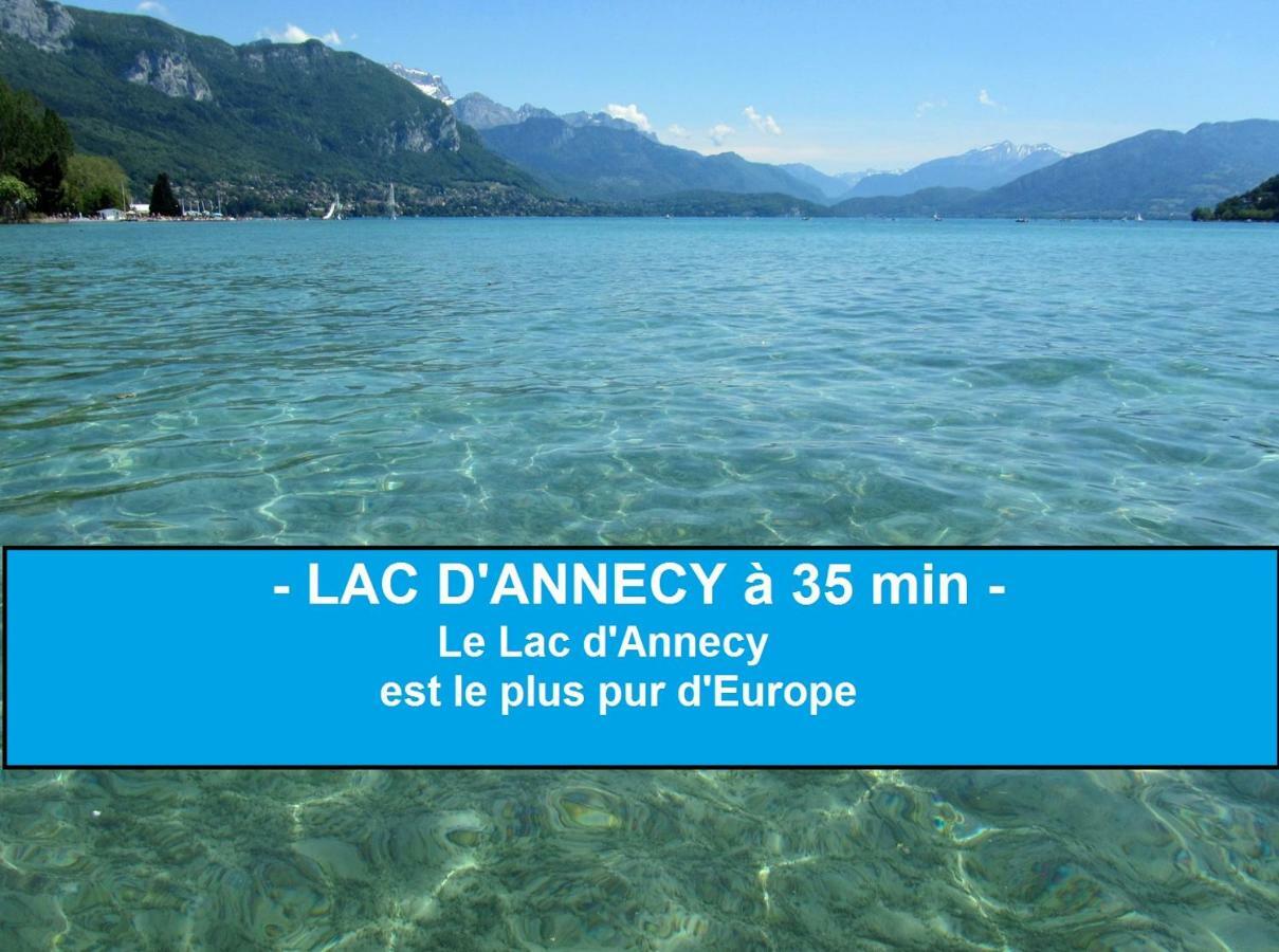 Beau Duplex 54M2, Classe 3 Etoiles Et Label "Gite De France" 5Min Centre, 15Min Gare Climatisation, Calme, 2 Chambres, Netflix Wifi, Tv 140Cms, Parking, Boite A Cles Arrivee Tardive - Gites La Tarine - Albertville Luaran gambar